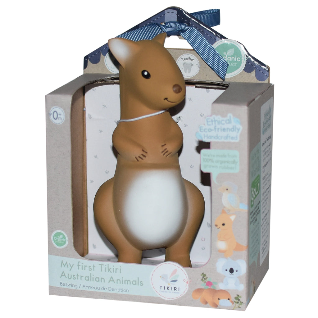 Kangaroo - First Australian Animal Natural Rubber Toy