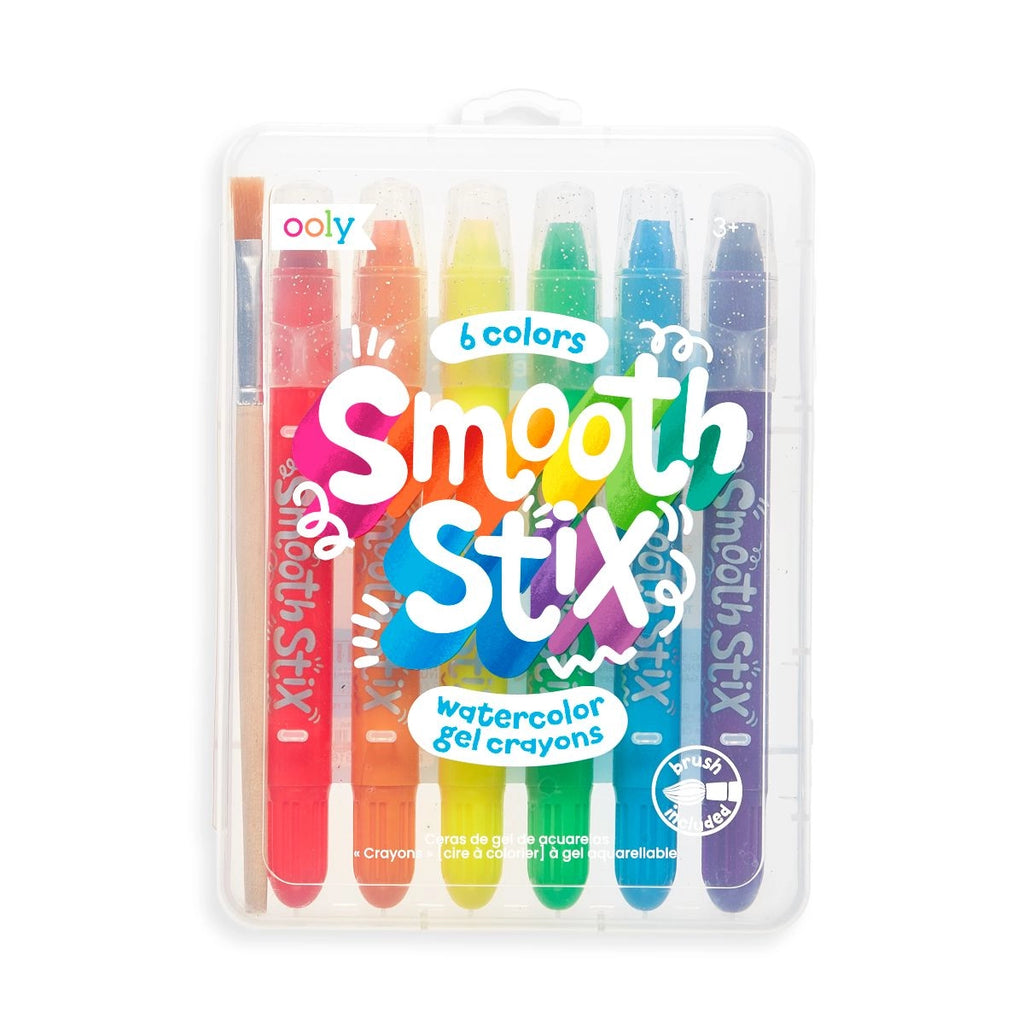 Smooth Stix Watercolor Gel Crayons - Set of 6 Colors