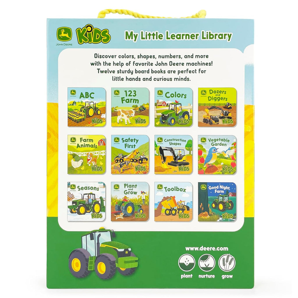 My Little Learner Library: John Deere Kids 12-Book Set Board Book