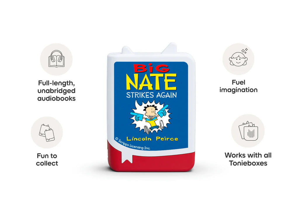 Big Nate Audiobook Tonies - 4 Pack