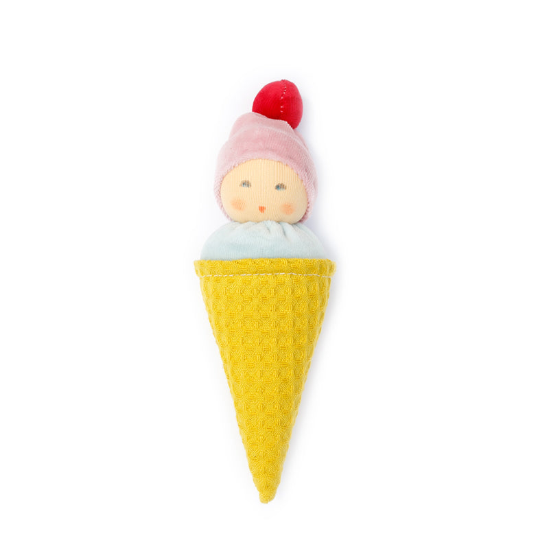 Organic Ice Cream Cone Rattle - Nanchen