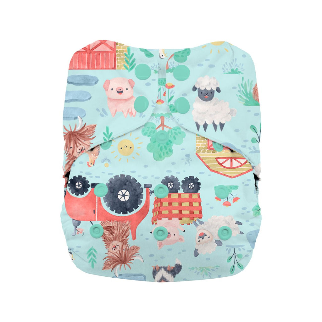 Thirsties Snap Natural One-Size AIO Diaper