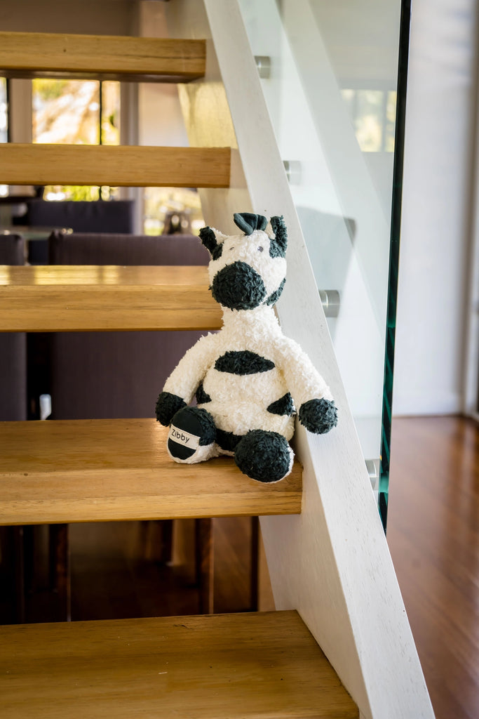 Zibby the Zebra Organic Plush - Recycled Filling