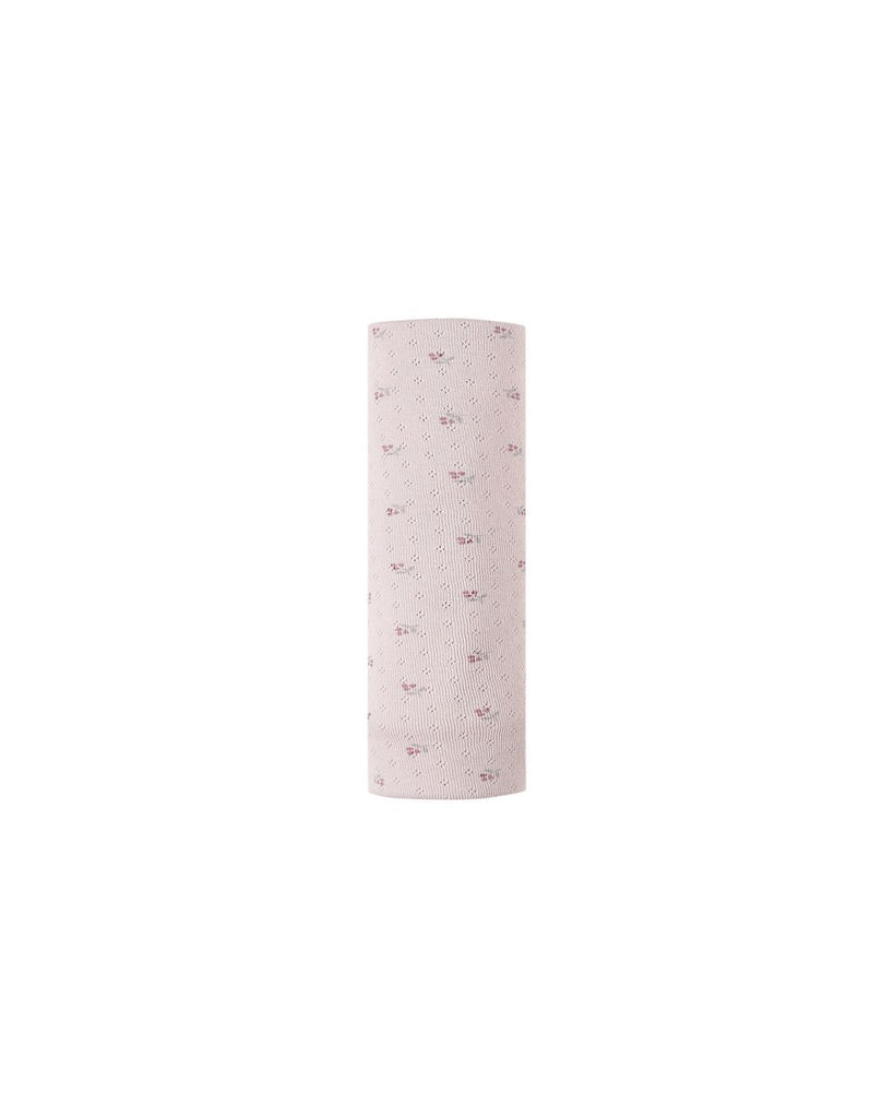 Organic Pointelle Baby Blanket || Lilac Ditsy