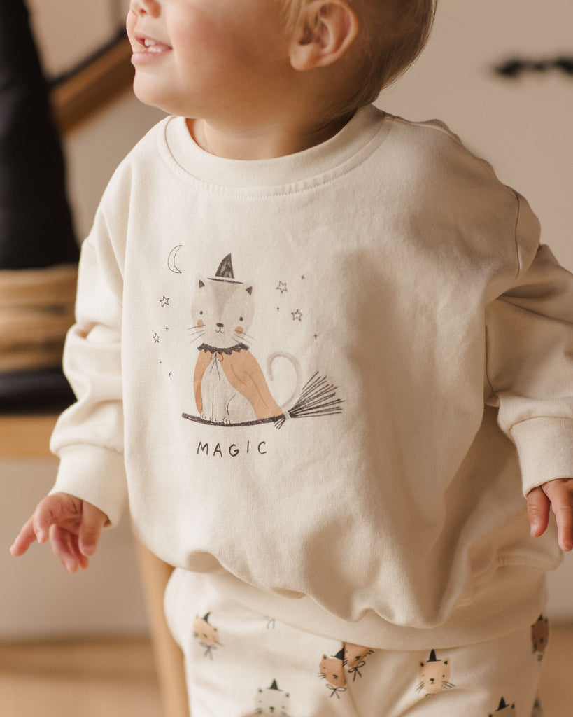 Quincy Mae Relaxed Fleece Sweatshirt | Magic