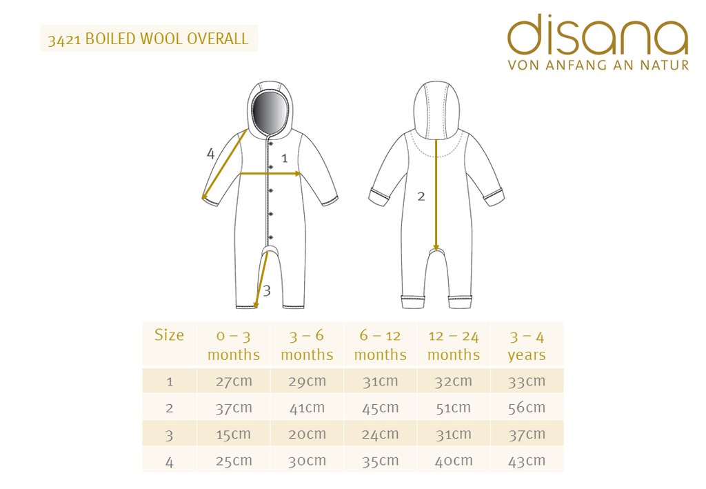 Disana Boiled Wool Overall