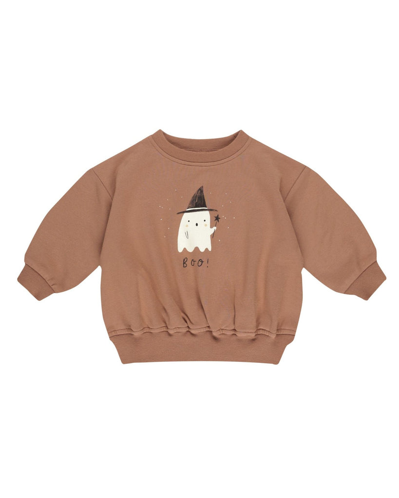 Quincy Mae Relaxed Fleece Sweatshirt | Boo