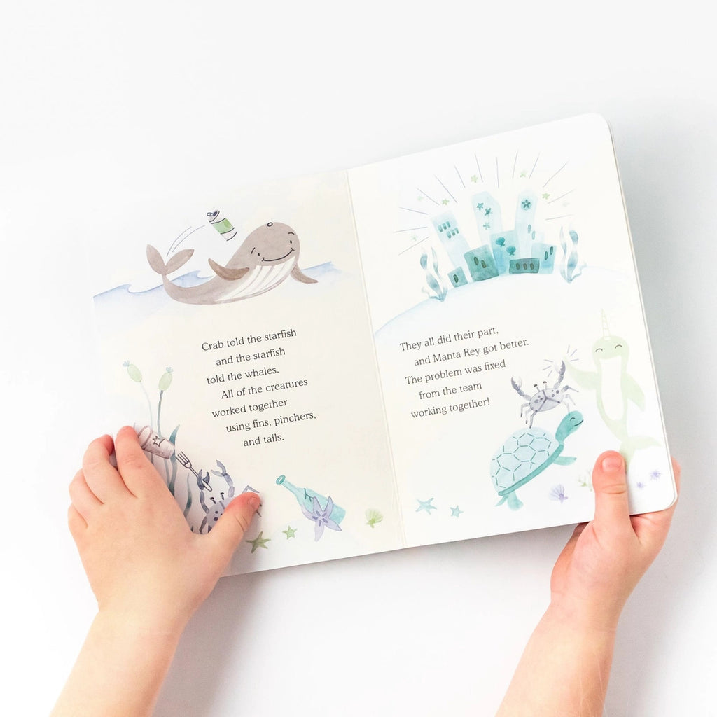 Manta Ray Mini & Narwhal Book Set