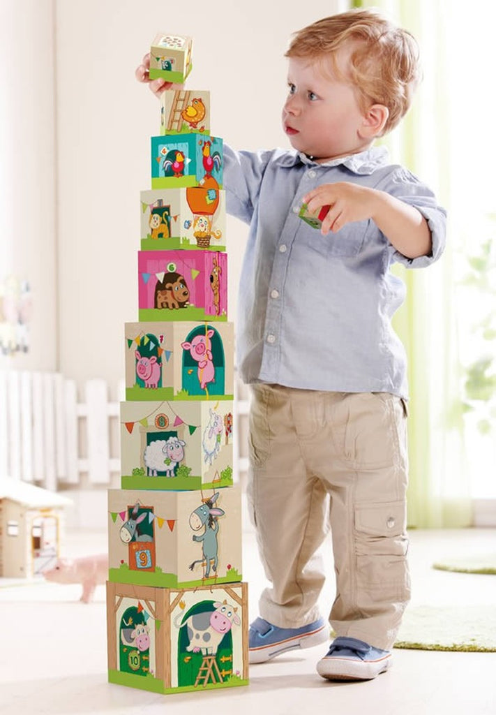 On The Farm Stacking Cubes