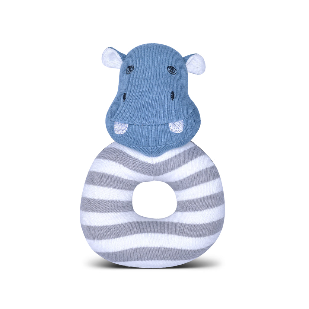 Organic Farm Buddies Rattle - Jojo Hippo