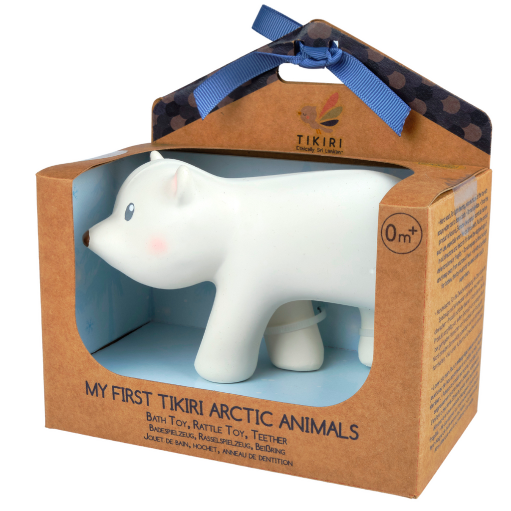 Polar Bear - Arctic Buddy Natural Rubber Toy