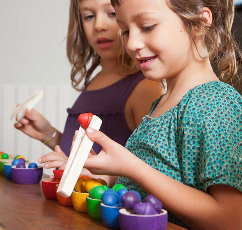 Grapat Bowls and Acorns Sorting Game