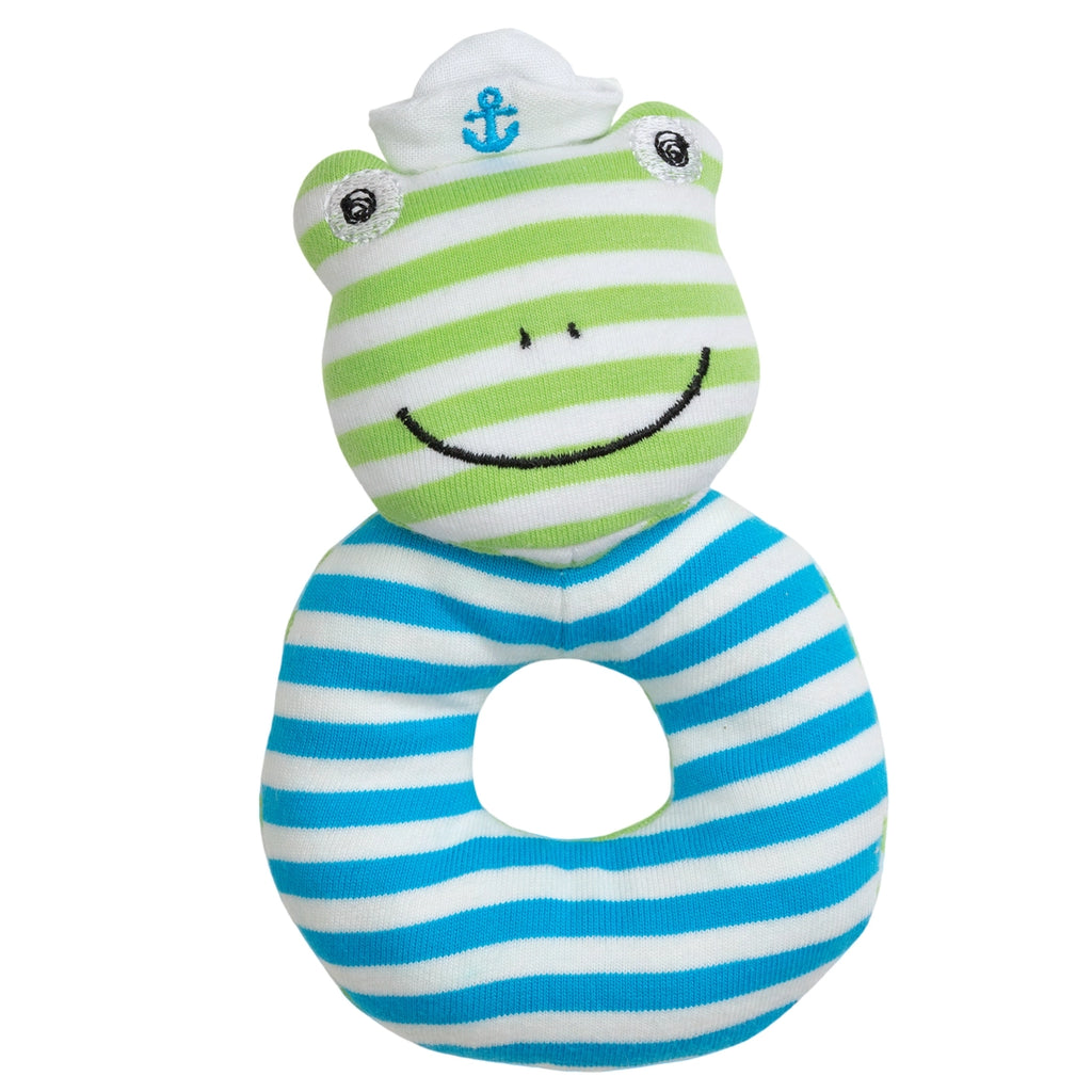 Organic Farm Buddies Rattle - Skippy Frog