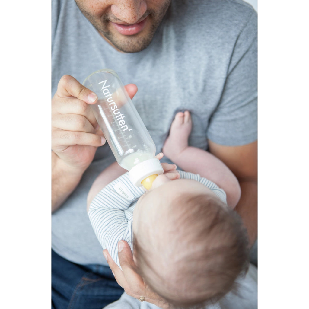 8 oz Natursutten® Glass Baby Baby Bottles - 2 Pack