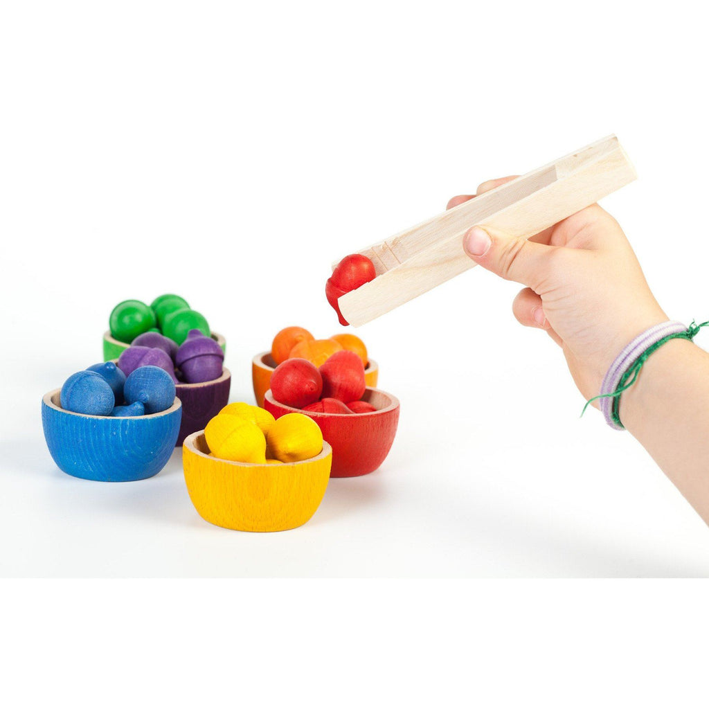 Grapat Bowls and Acorns Sorting Game