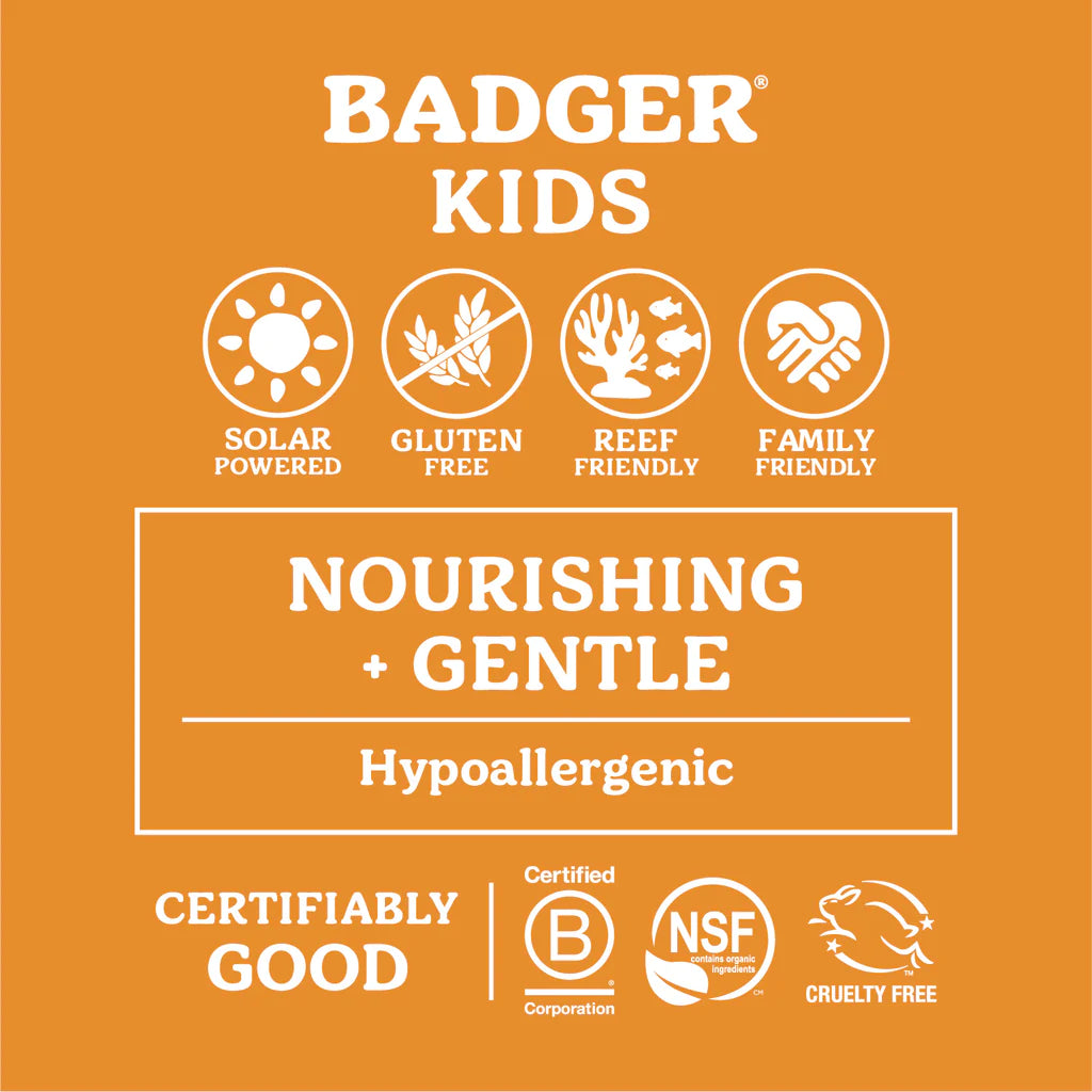 Badger Kids Mineral Sunscreen Face Stick - SPF 35