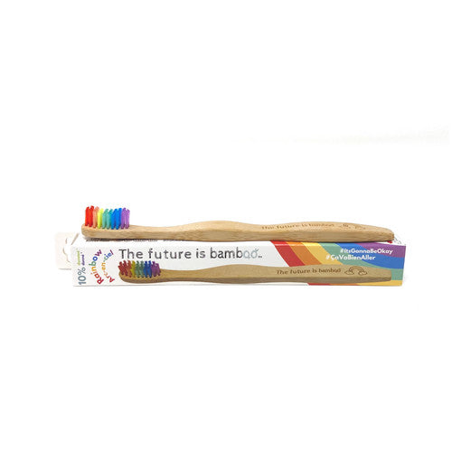 Rainbow ADULT Bamboo Toothbrush Singles